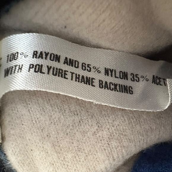 Conroy Leather Gloves Women’s Small Navy Blue Lined Winter Made in Japan - Picture 4 of 9